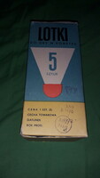 Old Polish packaged badminton with box of 5 in good condition as shown in the pictures