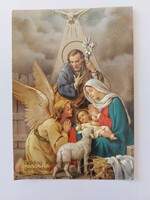 Karácsonyi képeslap 1995 levelezőlap betlehemi jelenet