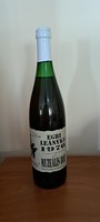 Muzeális bor 1976. Egri Leányka, sorszámozott édes fehér bor