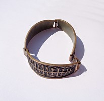 Dömötör László applied arts bronze bracelet