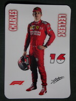 Card calendar, form 1, formula 1, pilot, competitor, charles leclerc 2019