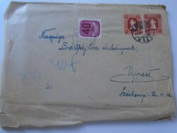 Za454.51 Letter of port - 1946 matraháza / budapest istván laszló juhász - bártfay - újpest