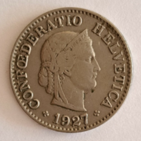 1927. Switzerland 5 rappen (b) (593)