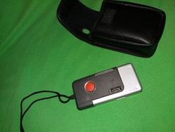 Old Agfa mini camera from the early 1980s in a leather case as shown in the pictures