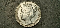 Netherlands ½ gulden, 1909.
