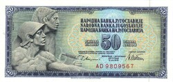 50 dinár 1978 Jugoszlávia UNC