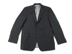 Original hugo boss (l) elegant very serious men's dark gray wool jacket