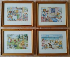 Pictures for children's rooms (paintings by Ilona Hertzberger)