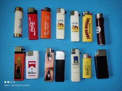 Vintage advertising lighter 14 pieces