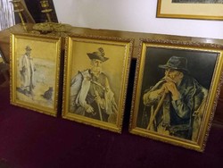 3 Hungarian themed paintings from 1936
