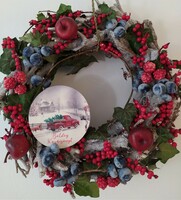Advent wreath, door decoration forever