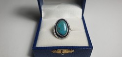 Navajo Turquoise Stone Ring.