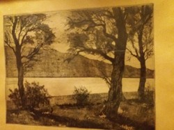 BIAI-FÖGLEIN ISTVÁN 1905 - 1974 Alkotása rézkarc a Vaskapu felé a képek szerint