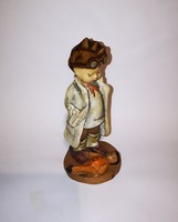 Old ceramic figure with made in hungary inscription on the bottom, 12 cm