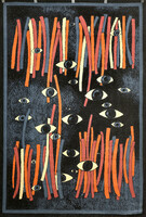 Tapestry designed by Endre Szasz - eyes