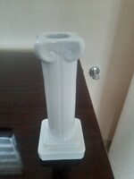 Rare white Herend porcelain candle holder