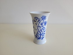 Régi porcelán váza kék virágos