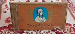 Indiános szivaros doboz, régi doboz (L4173)