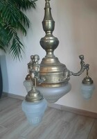 Puttos antique 3-branch chandelier