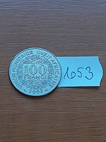 NYUGAT AFRIKA 100 FRANK FRANCS 1997 Réz-nikkel,  #1053