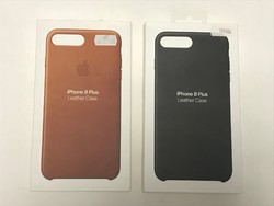 2 leather cases for iPhone 8 plus for sale, flawless, in box!