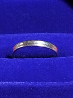 925 Sterling ezüst női férfi karika gyűrű 57 méret