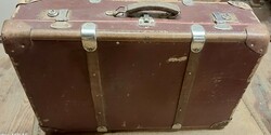 Régi, antik, retro "Kazeto "  Made in Czehoslovakia bőrönd, koffer