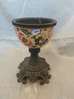 Antik Zsolnay porcelán lámpatest
