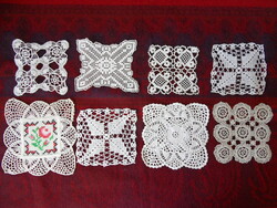 Hand-crocheted lace tablecloth (8 pcs.)