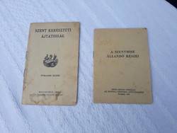 Régi ima füzet, imádságos füzet 1938-ból él 1966-ból, 2 db együtt