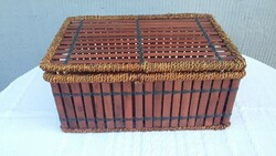 Bamboo chest, box, container, holder