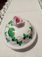 Petrezselyem mintás herendi porcelán teás / kávés készlethez   kannatető - sérült