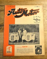 Autó motor newspaper 1938 June 15. X. Grade 9. Number méray adler mobiloil zündapp advertisements