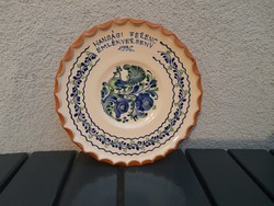Ceramic wall plate beaver fair