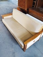 Retro sofa with twisted columns + 2 armchairs