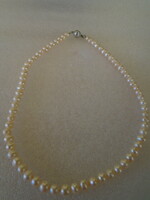 Classic Real Pearl Necklace 14K Gold Plated Clasp Pearl Casual Jewelry