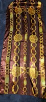 Women's scarf with chain and coin (l4196)