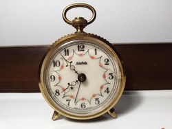 Table clock with copper case