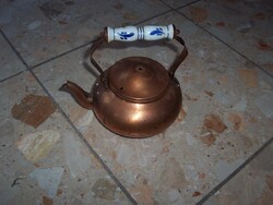 Teapot with porcelain handles