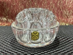 French Reims crystal pen holder