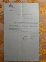 1925. Ung vármegye főispánja,  fejléces levele