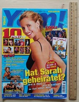 Yam magazine 02/1/31 sarah gellar no angels schumacher sum 41 robbie jessica biel ashanti pink elvis