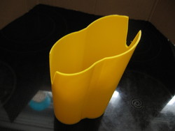 Retro yellow plastic milk bag holder