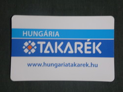 Kártyanaptár, Hungária Takarékszövetkezet,, 2016