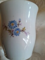 Hollóházi Kék virágos pohár