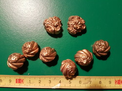 Old copper buttons