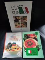 Olasz konyha a 3 kiadvány együtt.