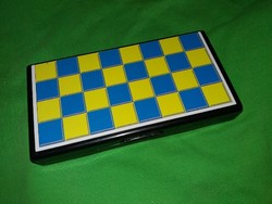 Noris English-made traveling magnetic checkers game as shown in the pictures
