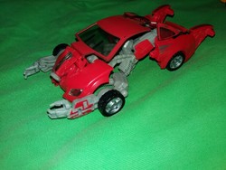 Piros sportautó TRANSFORMERS robot autó  17 cm szép állapot a képek szerint
