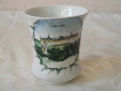Tatralomnic porcelain souvenir cup (large hotel)